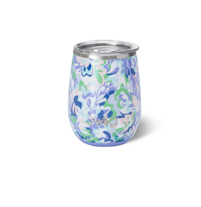 Morning Glory Stemless Wine Cup