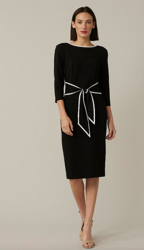 Joseph Ribkoff Contrast Trim Dress