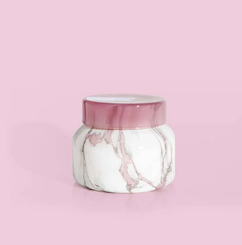 Aloha Orchid Modern Marble Petite Jar, 8oz