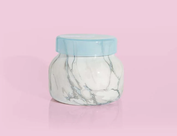 Blue Jean Mordern Marble Petite Jar, 8oz