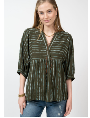 Striped Easy Top