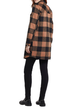 Load image into Gallery viewer, Tribal Sepia Long Plaid Shacket