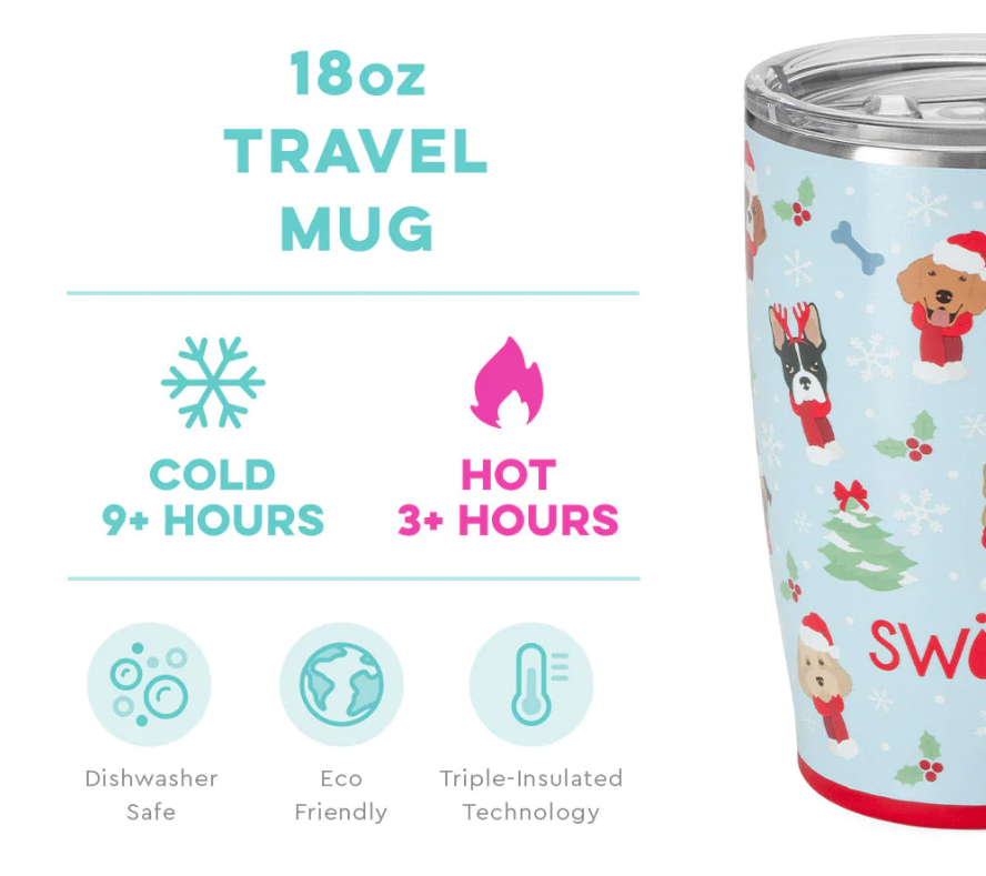 The Santa Paws Travel Mug by Swig – The Pretty Pink Rooster Boutique