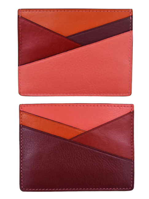 Leather Asymmetric Card Case