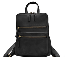 Load image into Gallery viewer, Leather Washed Small Backpack