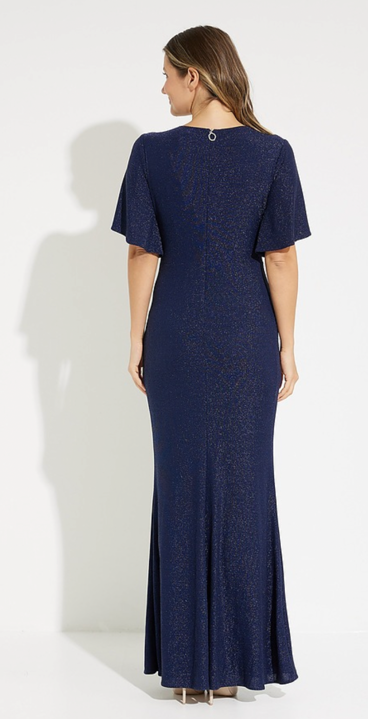 Joseph Ribkoff Wrap Front Gown Modern Dress Joseph Ribkoff Wrap Front Gown Modern Dress