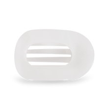 Load image into Gallery viewer, Coconut White Medium Flat Round Clip