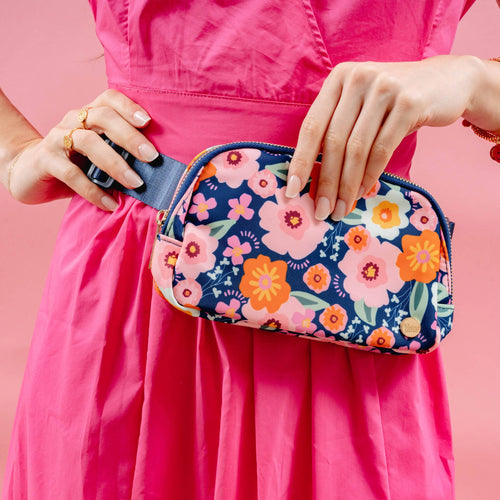 All You Need Belt Bag + Wallet - Bright & Bloomy Print