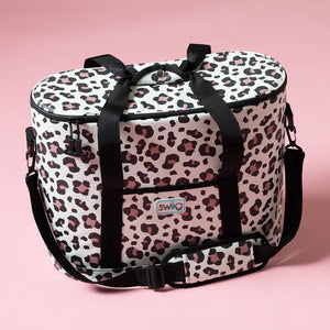 Swig Cooli Family Cooler Tote - Luxy Leopard