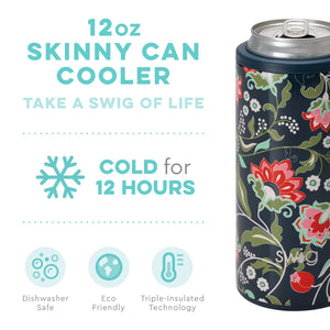 Swig 12 oz Skinny Can Cooler - Lotus Blossom