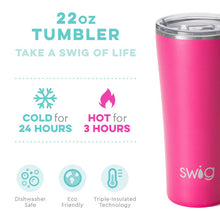 Load image into Gallery viewer, Swig Hot Pink Tumbler (22oz)