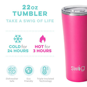 Swig Hot Pink Tumbler (22oz)